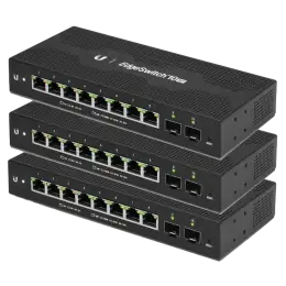 UBIQUITI Коммутатор EdgeSwitch 10XP (3-pack)